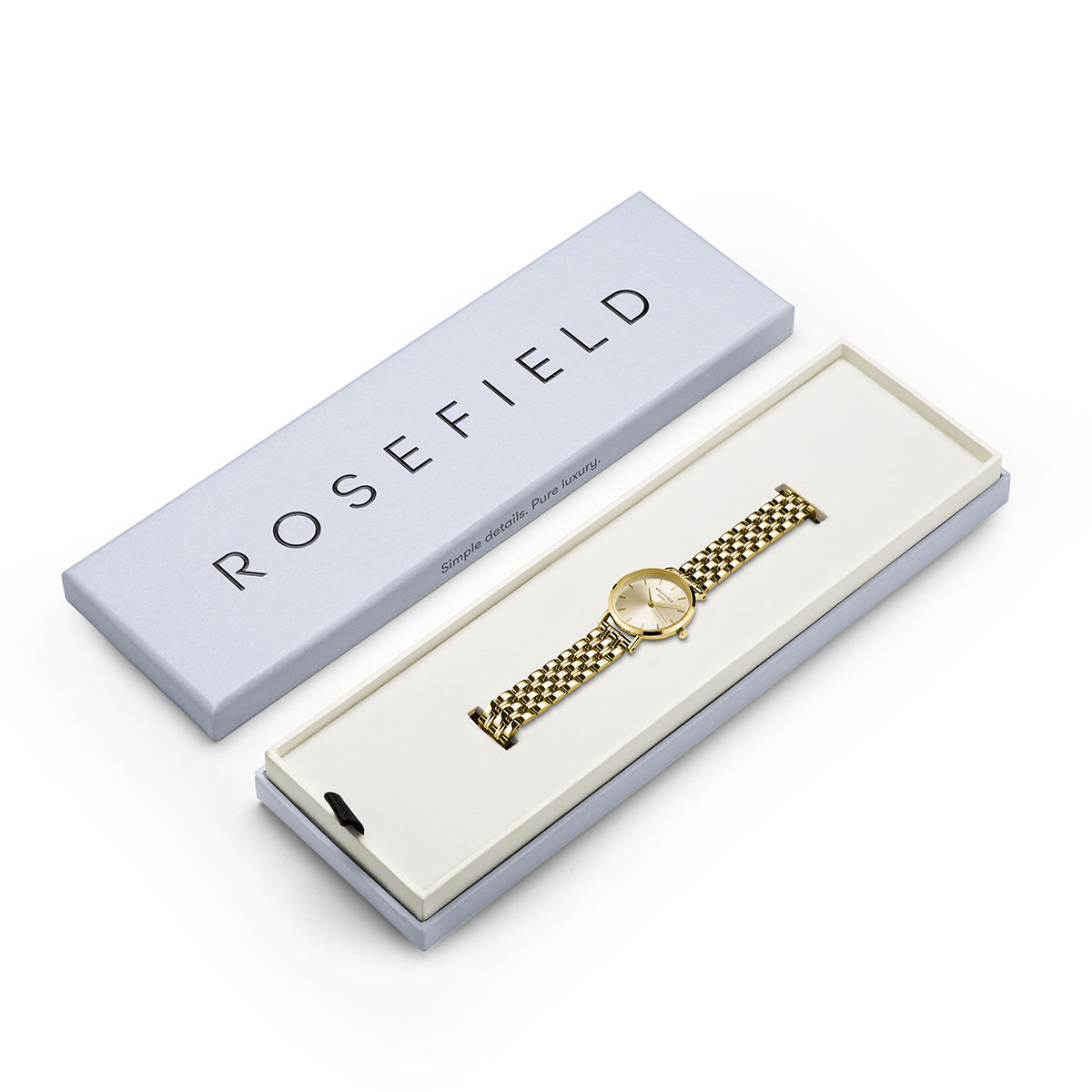 Rosefield Small Edit Champagne Steel Gold - SCGSG-S05
