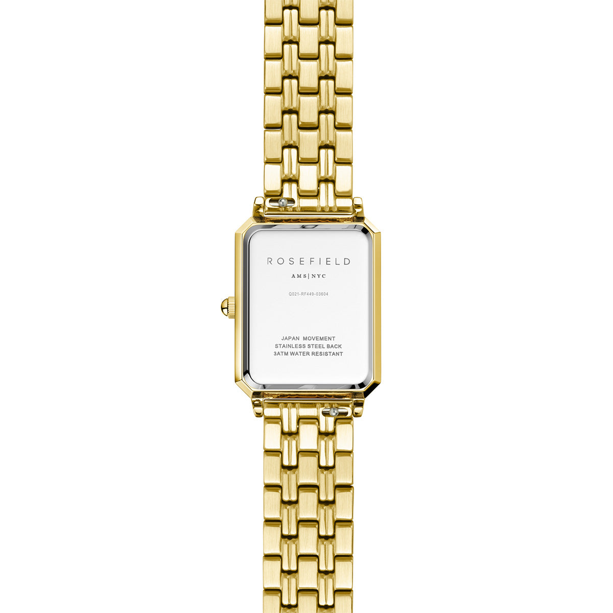 Rosefield Octagon White Sunray Steel Gold - OCWSG-O40