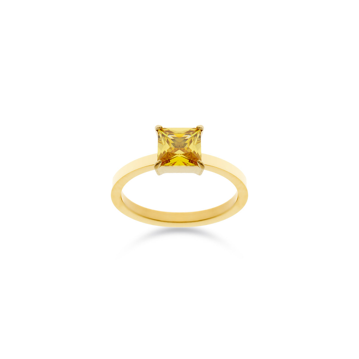 Liu Jo Cher Gold Ring - Yellow - LJ2434