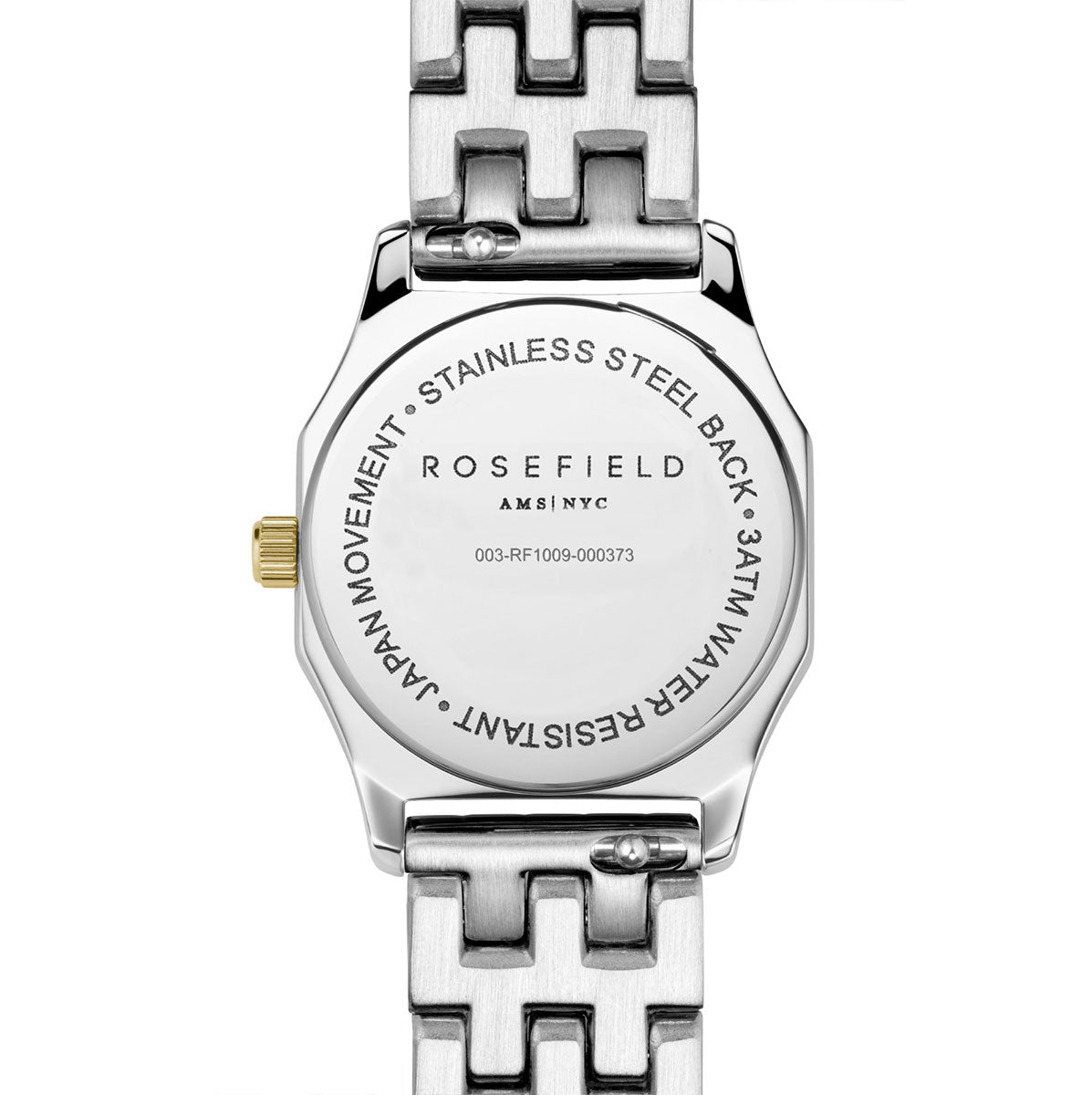 Rosefield Gemme White, Two Tone Steel Gold - GWSSS-G03