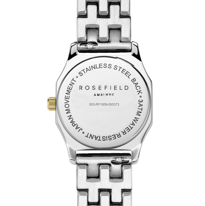 Rosefield Gemme White, Two Tone Steel Gold - GWSSS-G03