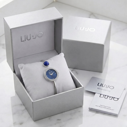 Liu Jo Pietra Lapis Dial Silver Stainless Steel Watch - TLJ810