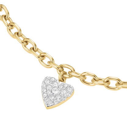 Rosefield Chunky Heart Bracelet Gold - JBCHG-J1279