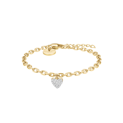 Rosefield Chunky Heart Bracelet Gold - JBCHG-J1279