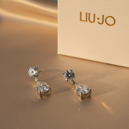 Liu Jo crystal drop dangle earring - LJ2588