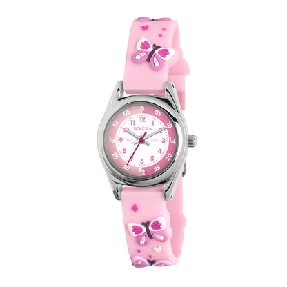Tikkers 3D Butterfly Pink Girls Watch - ATK1111