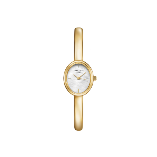 Rosefield Studio Edition 6 Bangle Watch Oval Gold Small 55 mm - STWGSG-ST04