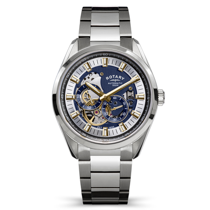 Rotary Men's Seamatic Eclipse 100M Water Resistance Stainless Steel Bracelet Watch - RGB10007/05