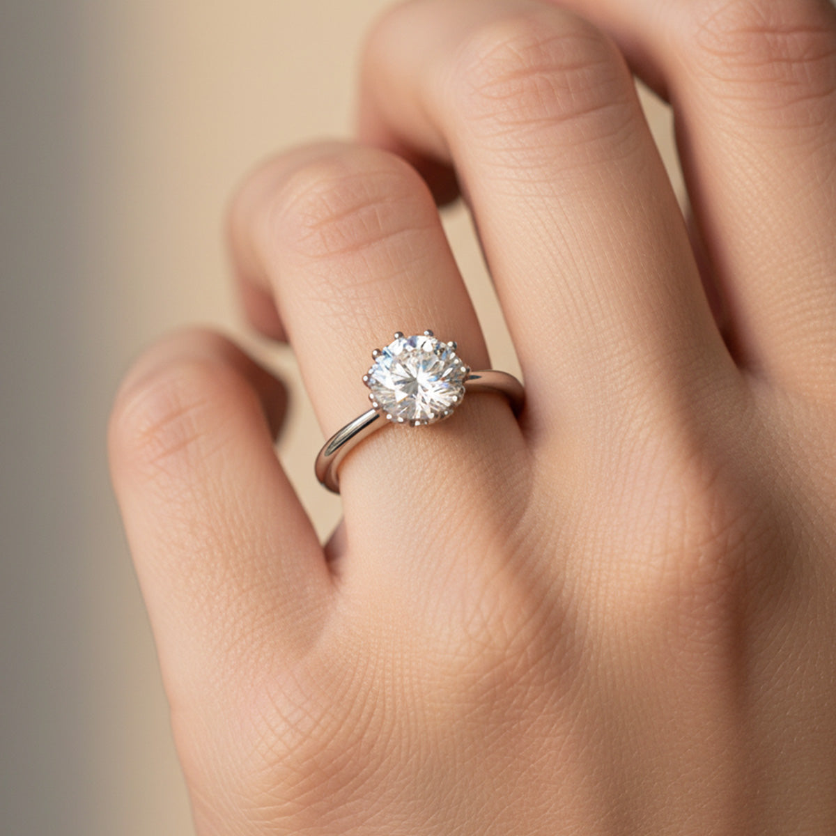 Liu Jo crystal crown silver ring - LJ2582