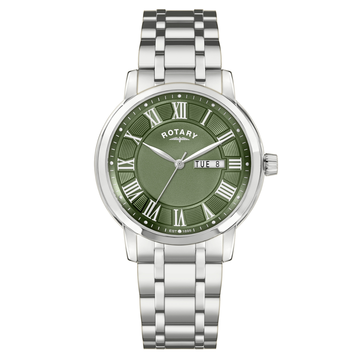 Rotary Men's Heritage Stainless Steel Bracelet Watch - RGB10023/24