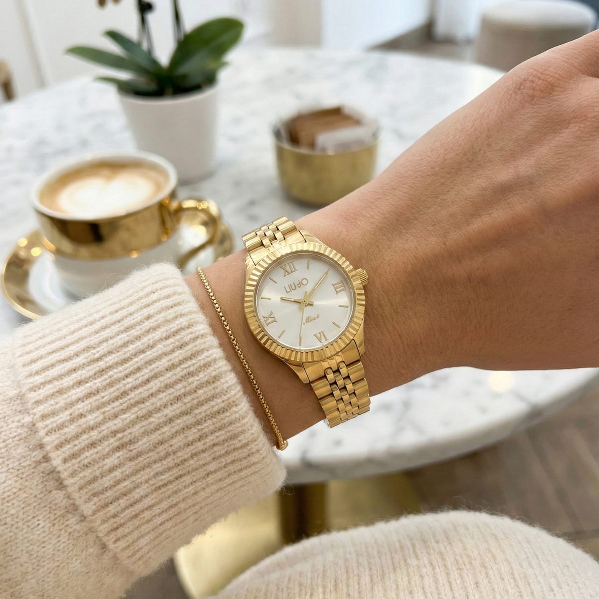 Liu Jo Tessia Gold Stainless Steel Watch - TLJ2645
