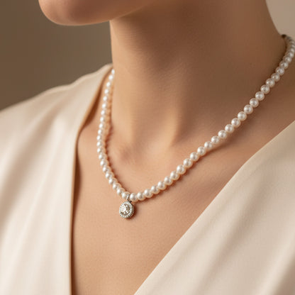 Liu Jo pearl pendent necklace - LJ2579