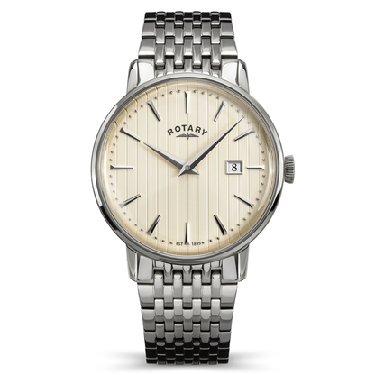 Rotary Men's 1895 Stainless Steel Bracelet Watch - RGB10049/31