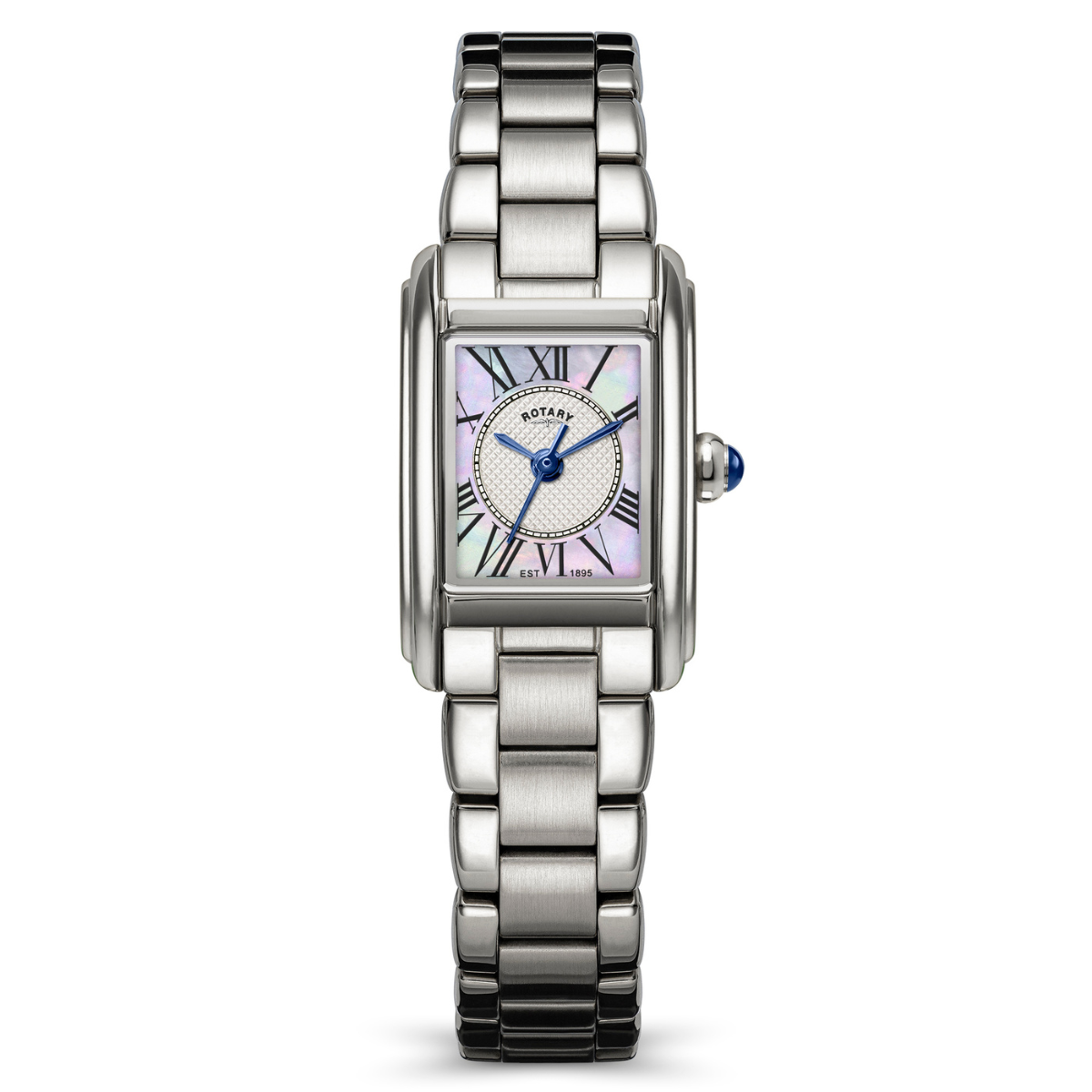 Rotary Ladies Heritage Astoria Mother Of Pearl Dial Rectangular Stainless Steel Bracelet Watch - RLB10027/70
