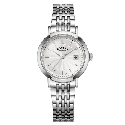 Rotary Ladies Heritage White Dial Stainless Steel Bracelet Watch - LB05420/02