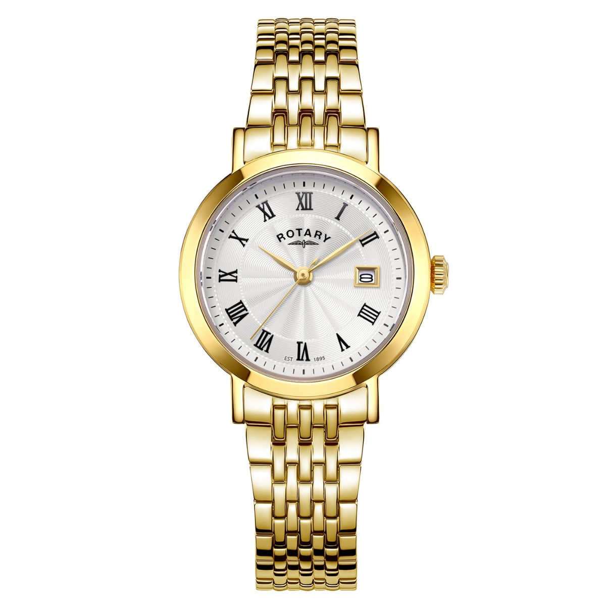 Rotary Ladies Heritage Gold Plated Stainless Steel Bracelet Watch - LB05423/01