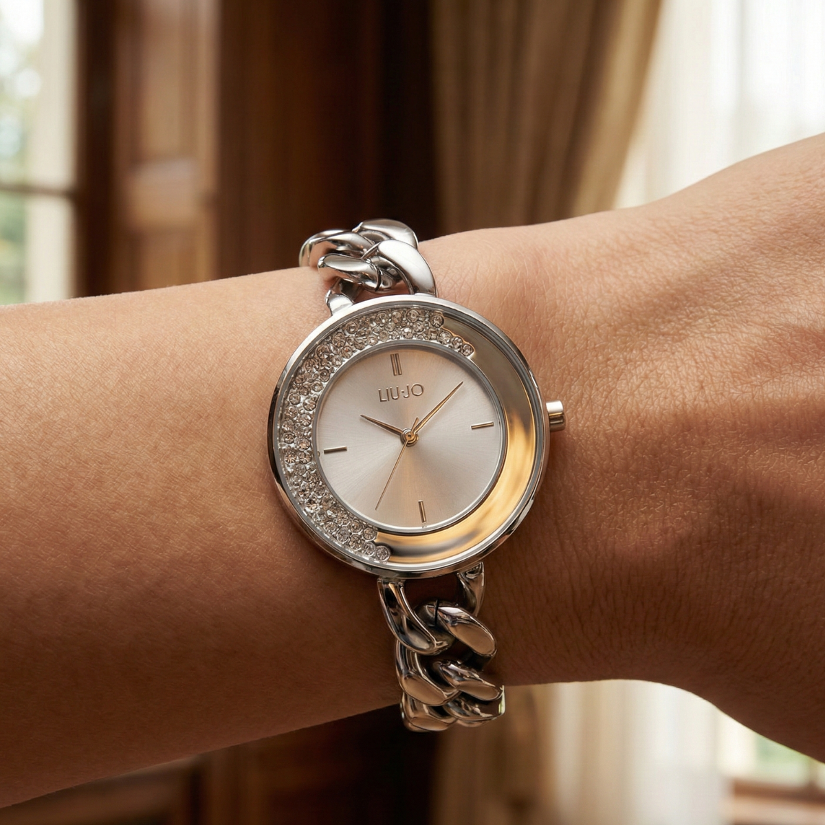 Liu Jo Dancing Chain Silver Watch - TLJ2238