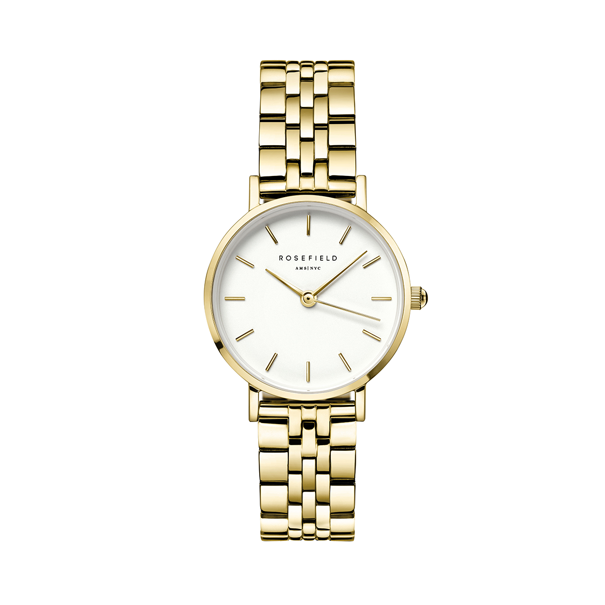 Rosefield The Small Edit White Steel Gold  - 26WSG-267