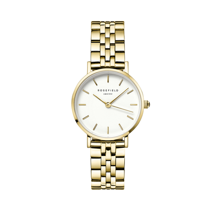 Rosefield The Small Edit White Steel Gold  - 26WSG-267