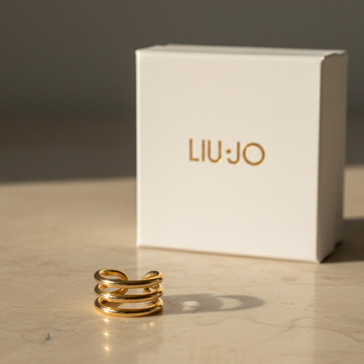 Liu Jo claw gold ear cuffs - LJ2732