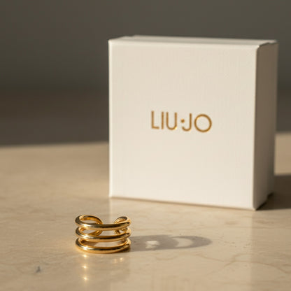 Liu Jo claw gold ear cuffs - LJ2732
