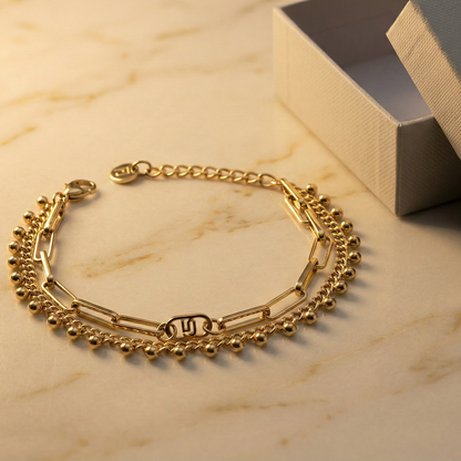 Liu Jo Vessel Gold Bracelet - LJ3004