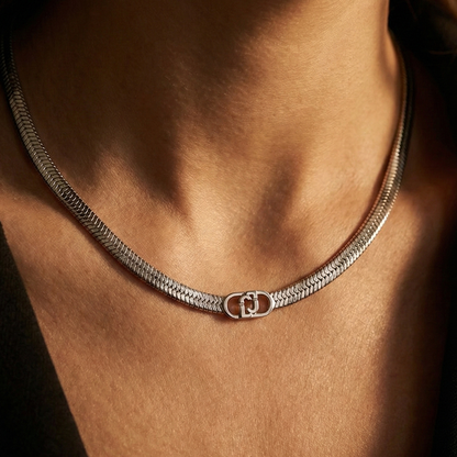 Liu Jo Veil Silver Necklace - LJ3064