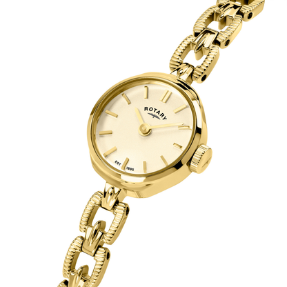 Rotary Ladies 1895 Gold Plated Bracelet Watch - RLB10004/03