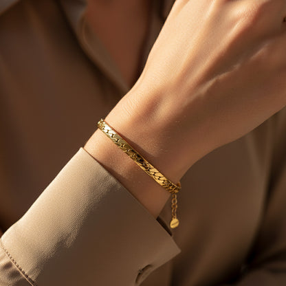 Liu Jo Essential snake gold bracelet - LJ2736