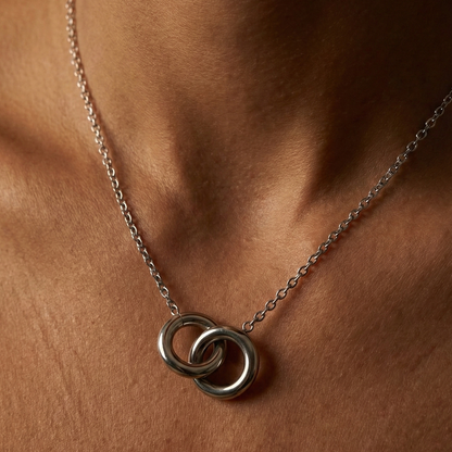 Liu Jo Loop Silver Necklace - LJ2920