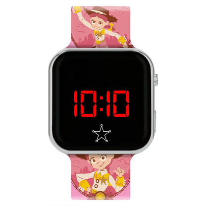 Toy Story Jessie LED Display Watch with Silicone Character Strap for Kids - TSF4023