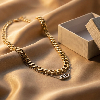 Liu Jo Pulse Gold Necklace - LJ2800