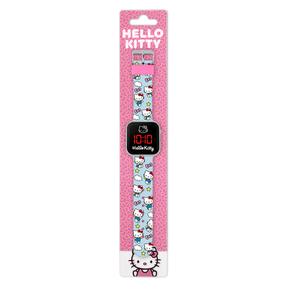 Hello Kitty LED Display Watch with Silicone Character Strap for Kids - HK50253