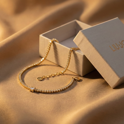Liu Jo Lune Gold Necklace - LJ3033