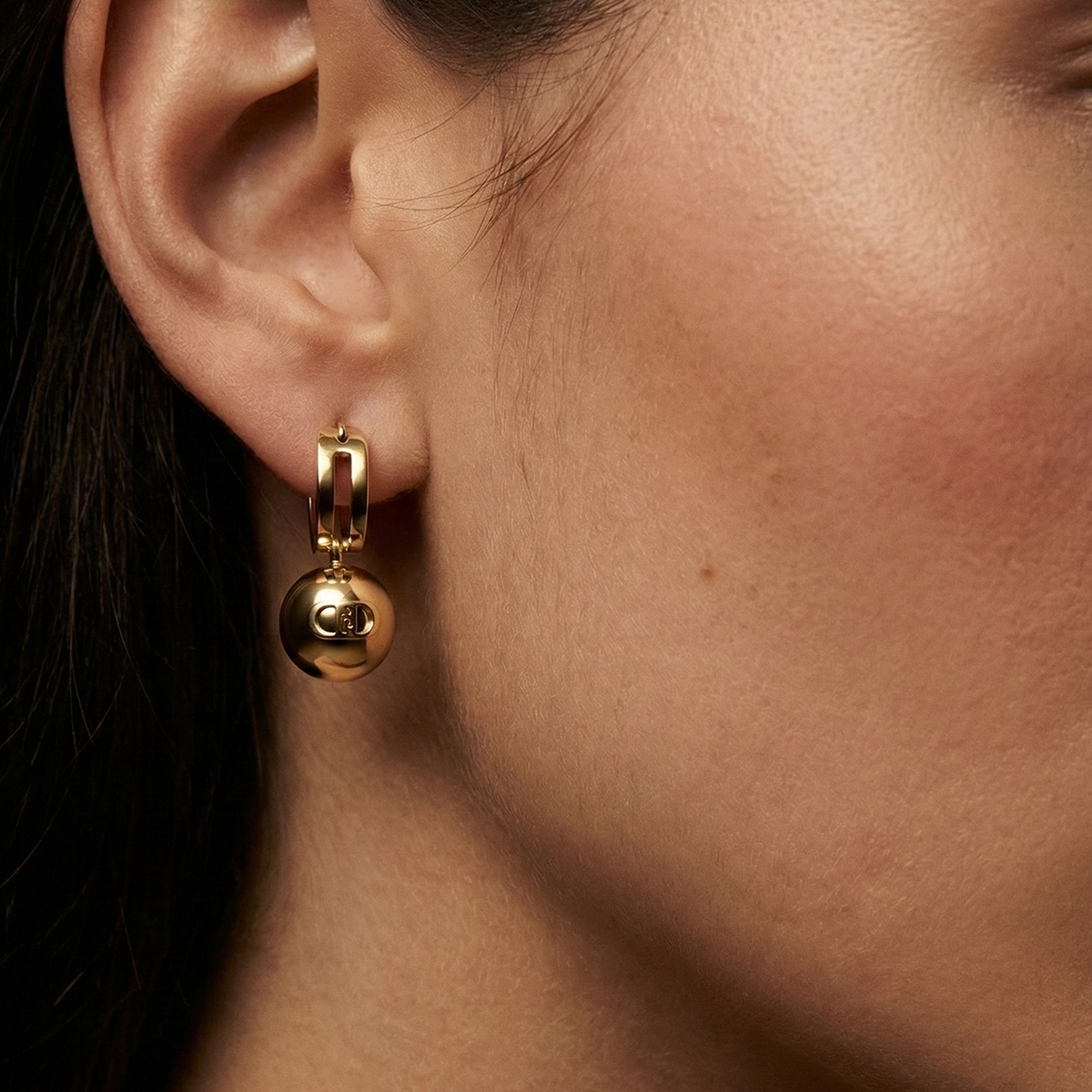 Liu Jo Opal Gold Earrings - LJ3046