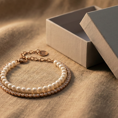 Liu Jo Duo Rosegold Bracelet - LJ3029