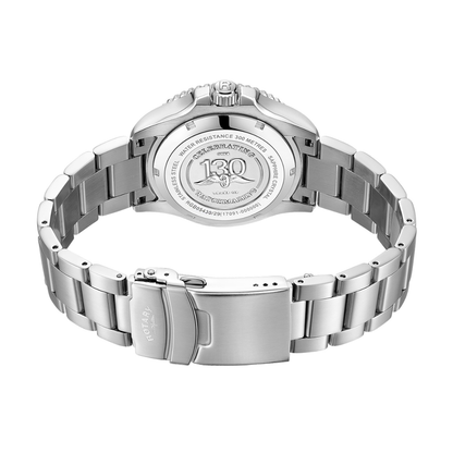 Rotary Men's Seamatic 300M Water Resistance White Dial Stainless Steel Bracelet Watch - RGB05430/29