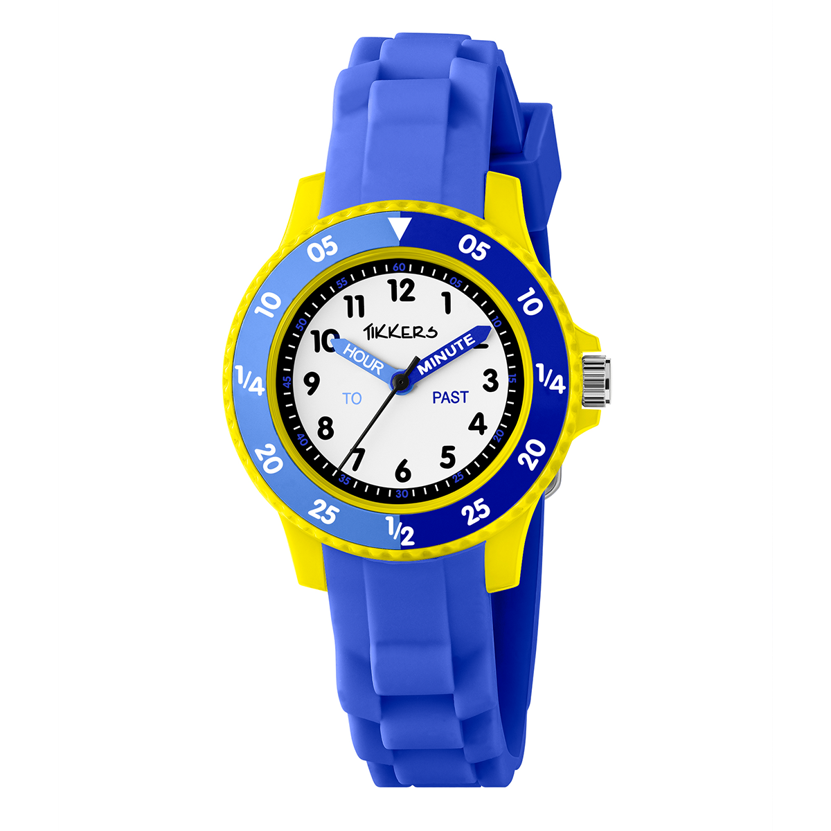 Tikkers Blue Silicone strap Timer Teacher Watch - ATK1099