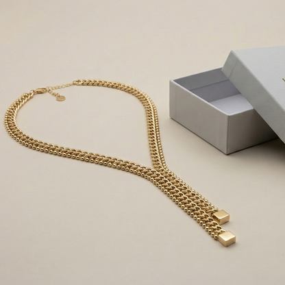 Liu Jo Cosmo Gold Necklace- LJ2989