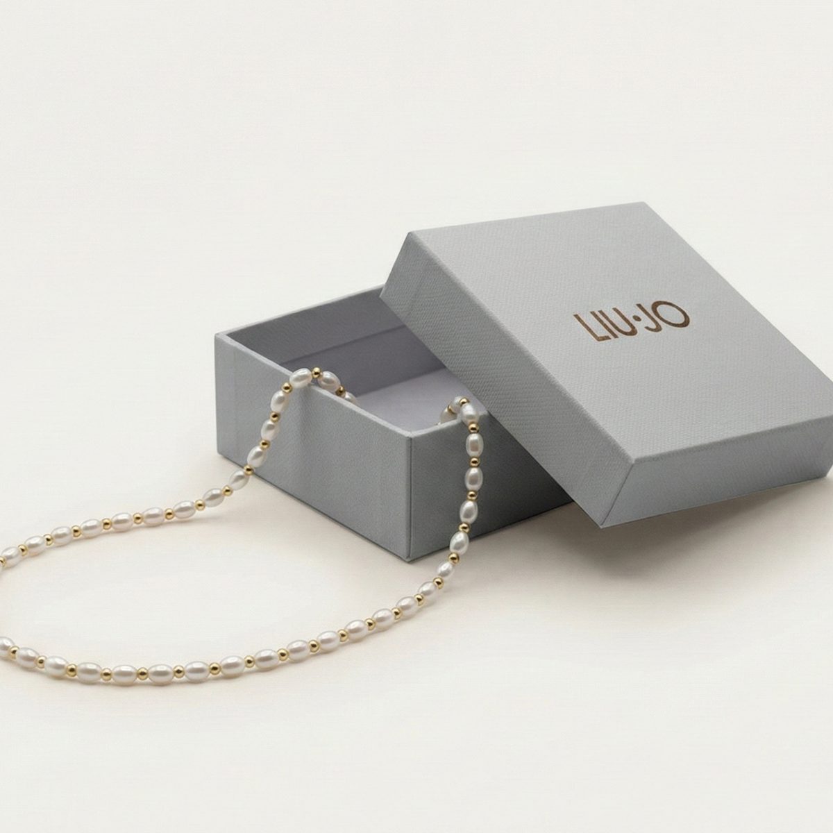 Liu Jo Wavve Gold Necklace - LJ2844