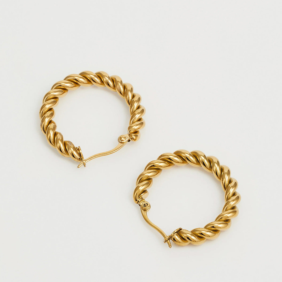 Liu Jo Noir Golden Hoops - LJ2408