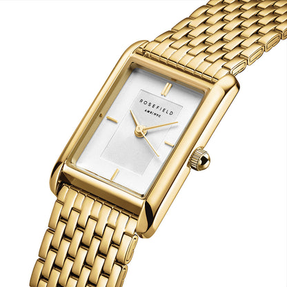 Rosefield Heirloom White Dial Steel Gold - HWGSG-H01