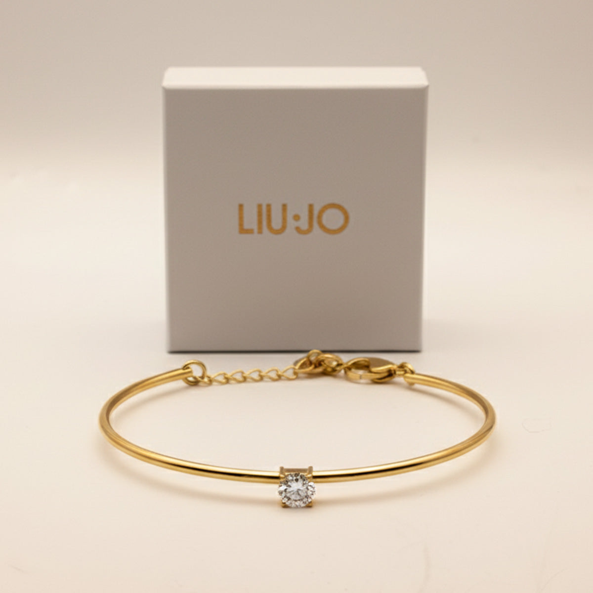 Liu Jo gold thin bangle - LJ2542