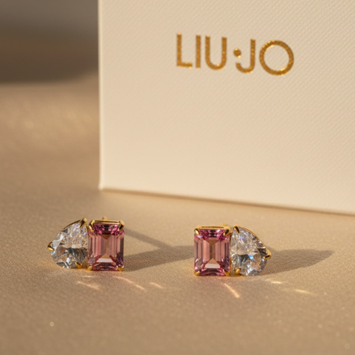 Liu Jo pink charm earring - LJ2556