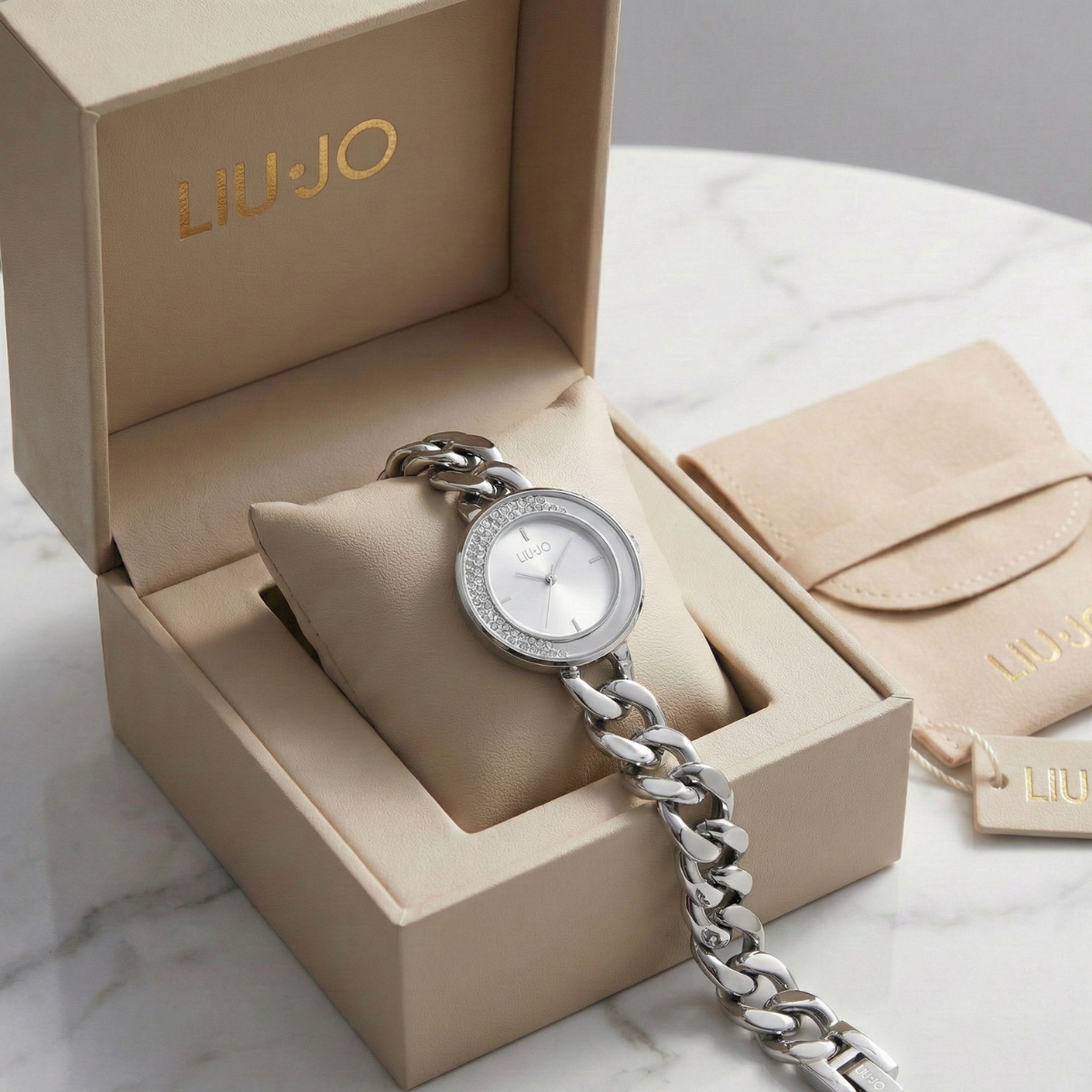 Liu Jo Dancing Chain Silver Watch - TLJ2238