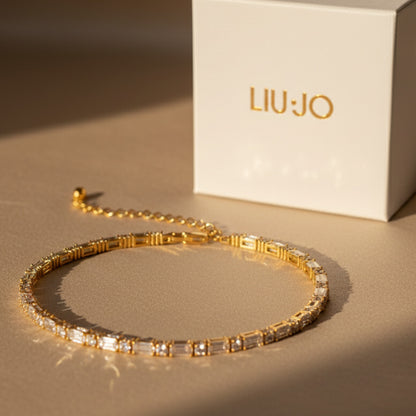 Liu Jo crystals gold bracelet - LJ2687