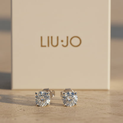 Liu Jo silver earring stud - LJ2560
