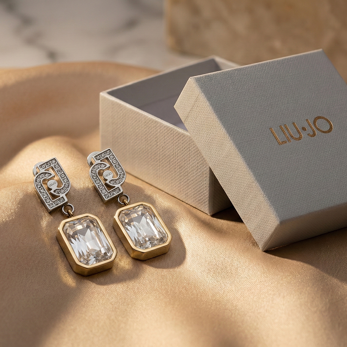 Liu Jo Aroma Rosegold Earrings - LJ3093