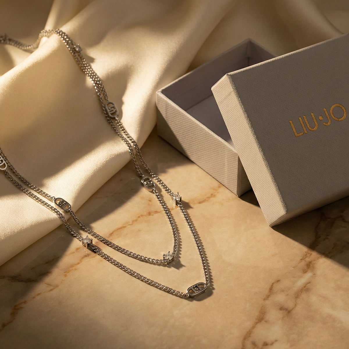 Liu Jo Floet XS Silver Necklace - LJ2900