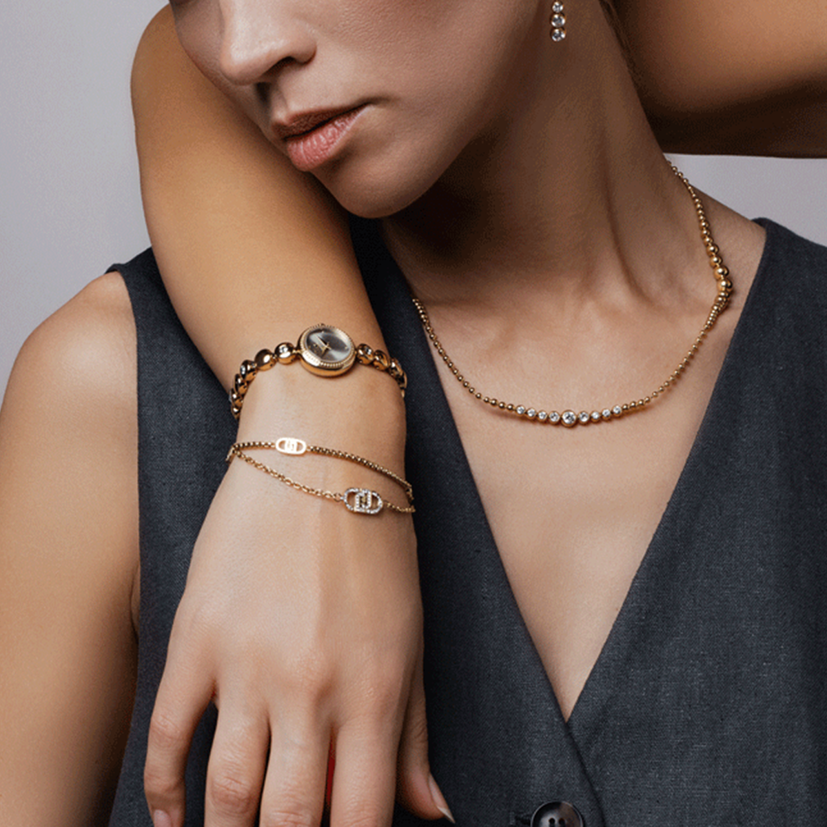 Liu Jo Eden Gold Necklace - LJ2824